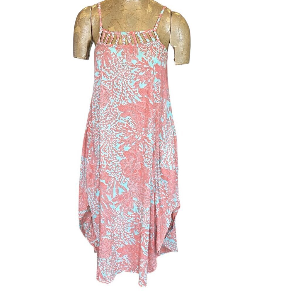 Pineapples Designed in Hawaii Beach Cover-up Sundress‎ XS #347E